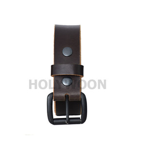 Cinturón de Cuero Genuino para Hombre, Estilo Clásico, Casual y Formal, Resistente, de Fabricante Profesional - Product Image 4