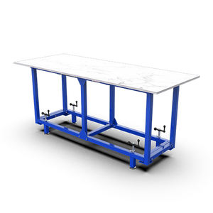 Mesa de Trabajo Ajustable para Pulir y Cortar, Mesa de Acero para Fabricación, Banco de Trabajo de Acero, Mesa de Trabajo de Granito - Product Image 2