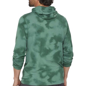 Sweat à capuche délavé vintage pour hommes, 100% coton, XS taille hiver, imprimé, unisexe, vente en gros - Product Image 2