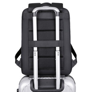 Minimalist Nylon <b>Backpack</b> with Laptop Compartment Waterproof Zipper Closure Unisex Daily Use Soft Handle 20-37L Capacity - Product Image 3