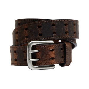 Ceintures en cuir de vachette de qualité supérieure pour accessoires masculins, artisanat, style européen vintage, boucle en acier, écologiques, durables - Product Image 1