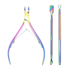 Coupe-cuticules professionnel en acier inoxydable |   Coupe-ongles pour manucure et pédicure de salon |   Coupe-ongles à mâchoires affûtées - Product Image 5