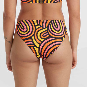 Women's Geometric Print Bikini Set <b>Crossed</b> Halter <b>Top</b> Hipster Bottom Stretch Spandex Polyester Swimwear - Product Image 6