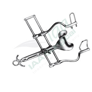 Retractor Abdominal Manual Balfour Autorretenible de Acero Inoxidable, Instrumento Quirúrgico Reutilizable y Ajustable para una Amplia Exposición - Product Image 3