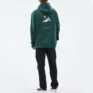 Custom Men's Winter Thermal Fleece <b>Ski</b> Hoodie Oversized Mountain Graphic Sweatshirt Outdoor Snowboard Pullover Streetwear - Product Image 5