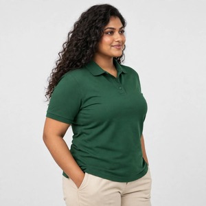 Performance <b>Women</b> <b>Polo</b> <b>Shirt</b> With Moisture Wicking Fabric Lightweight Comfort And Flexible Fit For Active Wear - Product Image 2