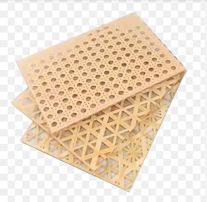 Tre dệt nhựa ban tre bóng mờ trang trí màn hình phân vùng Acrylic Bảng điều chỉnh nhà máy bán hàng trực tiếp - Product Image 4