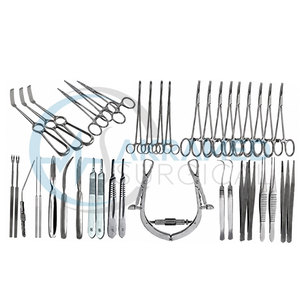 Ensemble d'instruments de thyroïdectomie de haute qualité, 73 pièces, certifié CE, kit chirurgical en acier inoxydable pour chirurgie générale ORL - Product Image 5