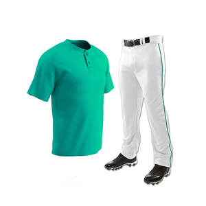 Uniforme de Béisbol Personalizado, Transpirable, Tallas Grandes, para Jóvenes, Manga Corta, MOQ Bajo, Ropa Deportiva para Hombre - Product Image 4