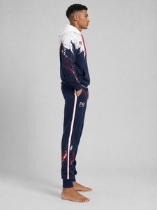 Ensemble de survêtement pour homme personnalisé, tendance, respirant, coupe oversize, imprimé, avec sweat à capuche et pantalon de jogging, style décontracté - Product Image 2