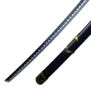 ดาบคาตานะเหล็กกล้าคาร์บอนเกรดอุตสาหกรรมแท้ พร้อมด้ามไม้และปลอกดาบ แบบ OEM - Product Image 5