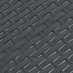 Tavolo da Giardino in Polipropilene Antracite Leggero di Media Dimensione per Esterni - Product Image 4