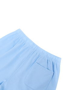 Pantalones Cortos de Algodón Unisex Personalizados OEM, Tejido Grueso French Terry, Cintura Elástica, Casuales, Deportivos, para Descansar, Ropa de Marca Privada - Product Image 4