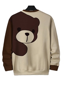 Sudaderas de cuello redondo para hombre de alta calidad, 100% algodón mezclado, estampadas, estilo deportivo, talla grande, para hombre - Product Image 2