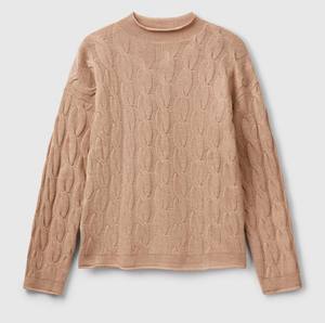 Suéter de Punto Elegante para Mujer - Cuello en V, Suave y Cálido para Invierno - Jersey de Punto Femenino de Color Sólido, Transpirable para Otoño - Product Image 1