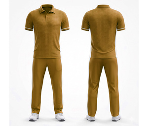 Full Sleeve <b>Cricket</b> Uniform with Custom Team Branding | Men Women Youth <b>Cricket</b> Wears Polo Shirt and Trouser Full Team - Product Image 5