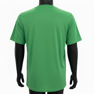 Camiseta de mezcla de algodón de alta calidad, camiseta personalizada para hombre, corte ajustado, cuello redondo, precio al por mayor, totalmente hecha a medida. - Product Image 3