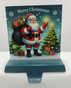 Premium Modern Customizable Metal Christmas <b>Stocking</b> <b>Holders</b> & Mantel Hangers for Festive Fireplace Holiday Decor - Product Image 5