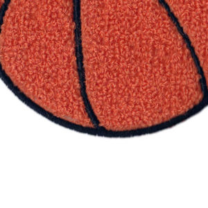 Patch brodé en chenille thermocollant pour vêtements, avec logo 3D en tissu et grandes lettres brodées - Product Image 5