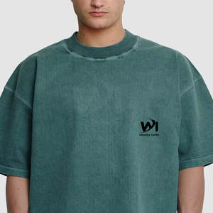 Camiseta Extra Grande de Algodón 100% con Diseño y Logotipo Personalizados para Hombre, Corte Holgado, Cómoda y Transpirable - Product Image 5