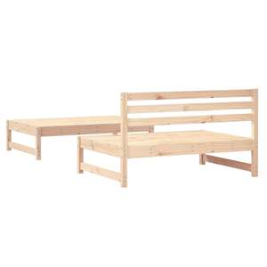 Conjunto Modular de Muebles de Jardín de Madera de Pino Natural y Contrachapado - Product Image 3