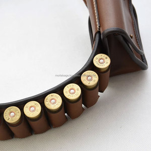 Porte-cartouches de chasse en cuir de vache véritable de haute qualité, durable et élégant, pour les propriétaires d'armes à feu (personnalisable) - Product Image 5