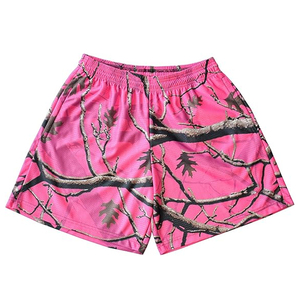 กางเกงขาสั้นลายพรางคุณภาพสูงสำหรับผู้ชาย สกรีนโลโก้ได้ ผ้าคอตตอนเนื้อหนา มีเชือกผูก เหมาะสำหรับออกกำลังกาย วิ่ง และเล่นกีฬา ขายส่ง - Product Image 4