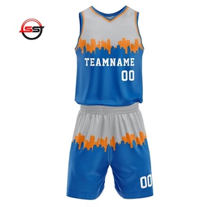 Uniformes de basket-ball personnalisés en vente à prix de gros abordable, maillots de basket-ball avec ensemble de shorts, prix sublimé, service OEM - Product Image 2