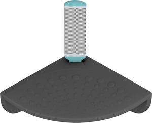 Reposapiés Plegable para Ducha, Soporte de Pared para Baño, Pedestal Metálico Resistente para Ducha, para Mayor Seguridad y Comodidad - Product Image 2