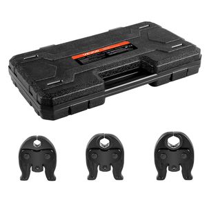 Utensili a pressione serie ProPress Compact per sistemi HVAC, 3 pezzi, ganasce di pressione da 1/2\", 3/4\", 1\" per connessioni di tubi in rame - Product Image 1