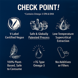 เจลจากปลาโอเมก้า3 rtg 30จำนวนน้ำมันปลาเกาหลีผลิตจากพืชมังสวิรัติ - Product Image 3
