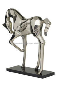 Table de cheval en aluminium Objet décoratif best-seller Sculpture animalière Modèle Bureau Maison Décoratif Solide Cheval Sculpture & Statue - Product Image 2