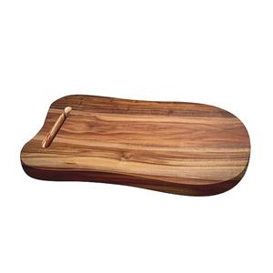 Planche à découper en bois personnalisée, forme rectangulaire, finition naturelle, réutilisable, passe au lave-vaisselle, épaisseur 1,3 cm, idéale pour couper les légumes - Product Image 4