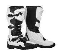 Bottes de moto MX unisexes pour motocross, course, hiver, coupe-vent, imperméables, respirantes, en cuir, enduro, VTT, descente, hauteur genou, plus