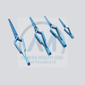 Al Mida Healthcare Surgical Vascular Clamps Set Manual Hemostatic Forceps Neurosurgery <b>Clip</b> ISO13485 Certified Class II CE - Product Image 4