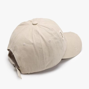 Casquette de baseball unisexe délavée avec visière incurvée, protection solaire, style vieilli 46. Casquette de voyage légère effet vieilli délavée style Dad Hat - Product Image 2