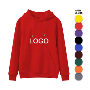 Sudadera con Capucha Unisex de Color Sólido, Tejida, Informal, Corte Regular, para Otoño, Disponible en 12 Colores - Product Image 6