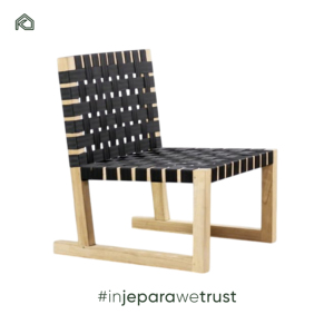 Chaises de jardin modernes en teck massif, écologiques, durables, pour villa, intérieur, extérieur, patio, terrasse, cour paysagère - Product Image 1