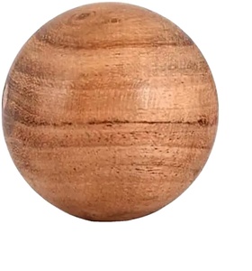 Bolas de Madera Natural Premium para Manualidades, Juguetes para Niños, Decoración DIY, Bolas Redondas de Madera Sólida de Lodi Impex - Product Image 2