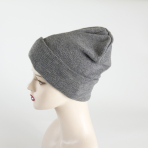 Heavy Duty Work Beanie Men Double Layer Solid Design Thick Animal Wool Fiber Rigid Edge Folded <b>Bands</b> - Product Image 4