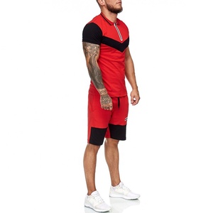 Shorts de compression pour hommes de haute qualité, ensemble deux pièces avec logo personnalisé, en tissu de coton décontracté, anti-plis, respirant et à séchage rapide - Product Image 5