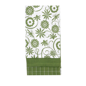 Essuie-tout de cuisine tendance et écologique à imprimé citron, 100 % coton, 50x70cm, 250 GSM, chiffon à vaisselle, vente en gros, fabriqué en Inde, fournisseur - Product Image 2