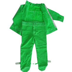 Cowhide Split Leather Level a Protection Fire Resistant Welder <b>Jacket</b> with 500C-1000C Heat Resistance for Restaurant <b>Workers</b> - Product Image 4