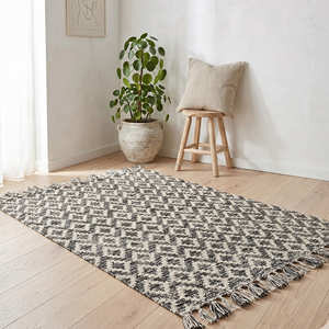 Bohemian Geometric <b>Rugs</b> Modern Woven Carpet For Apartment Bedroom Living Room & Kitchen Decor Boho Chic Area <b>Rugs</b> - Product Image 4