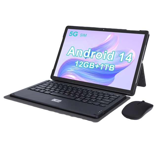 Wholesale 14-Inch Android Tablet with SIM Card Octa Core Processor 12GB RAM+1TB ROM 13MP+20MP Dual Camera for Adults Silver
