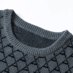 Nouveauté 2026 – Pulls tricotés personnalisés anti-rides de haute qualité pour hommes, vente en gros, 100 % coton, col rond, manches longues, unisexe - Product Image 4
