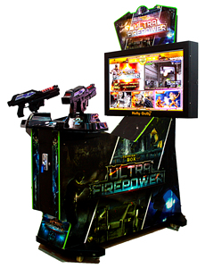 Borne d'arcade commerciale 3 en 1 de 42 pouces, à monnayeur, pour 2 joueurs, simulateur vidéo de tir de luxe - Product Image 4