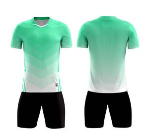Conjunto de Uniforme de Fútbol con Estampado Degradado, Tela Transpirable de Secado Rápido, Manga Corta, Colores y Logotipo Personalizables, para Todas las Temporadas - Product Image 2