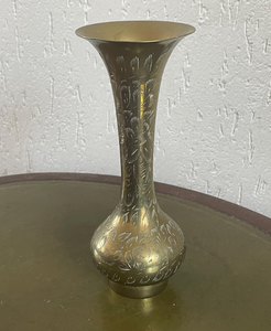 <b>Brass</b> Golden Plated Hand Carved Contemporary Design Large Flower Vase Home Decorative Trendy Luxury Anniversary Tabletop <b>Pot</b> - Product Image 1