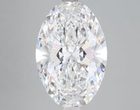 Diamant de 14,25 carats créé en laboratoire sous conditions contrôlées, avec une forme ovale raffinée, un éclat brillant et une facettement unique.